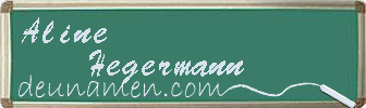 Aline Hegermann Visitenkarte